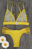 Lazy Daisy Yellow Bikini Set