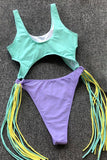 Stacey Aqua Violet Monokini