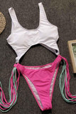 Stacey Hot Pink Monokini